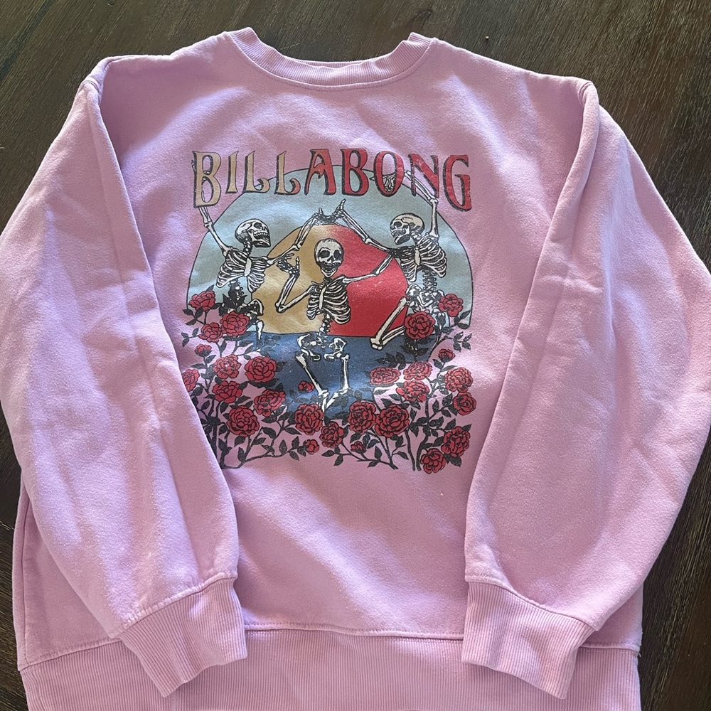 Billabong Lavender Fleece Sweatshirt